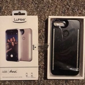 iPhone 6/7/8 PLUS Black LuMee Duo Case